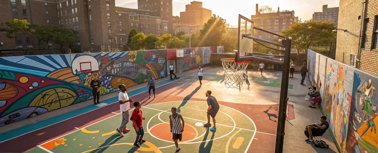 How Basketball Courts Revive Neighborhoods and Build Community