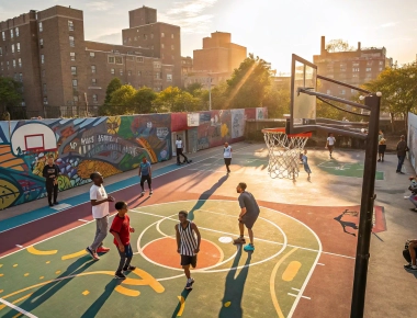 How Basketball Courts Revive Neighborhoods and Build Community