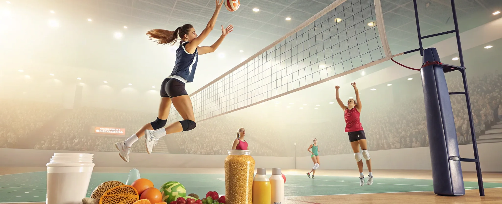 Ditch the Pasta: Energize Your Volleyball Game Strategically
