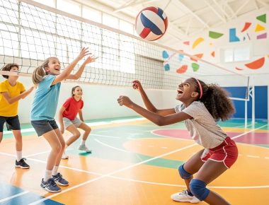 Transform Practice Into Play: A Volleyball Passing Game